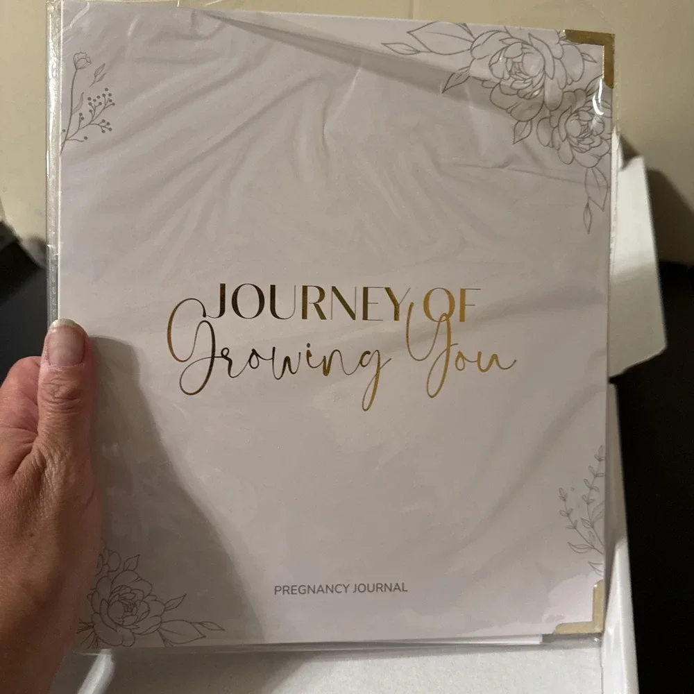 Journey Of Growing You A Pregnancy Journal Petal & Pearl Box Opened Never Used